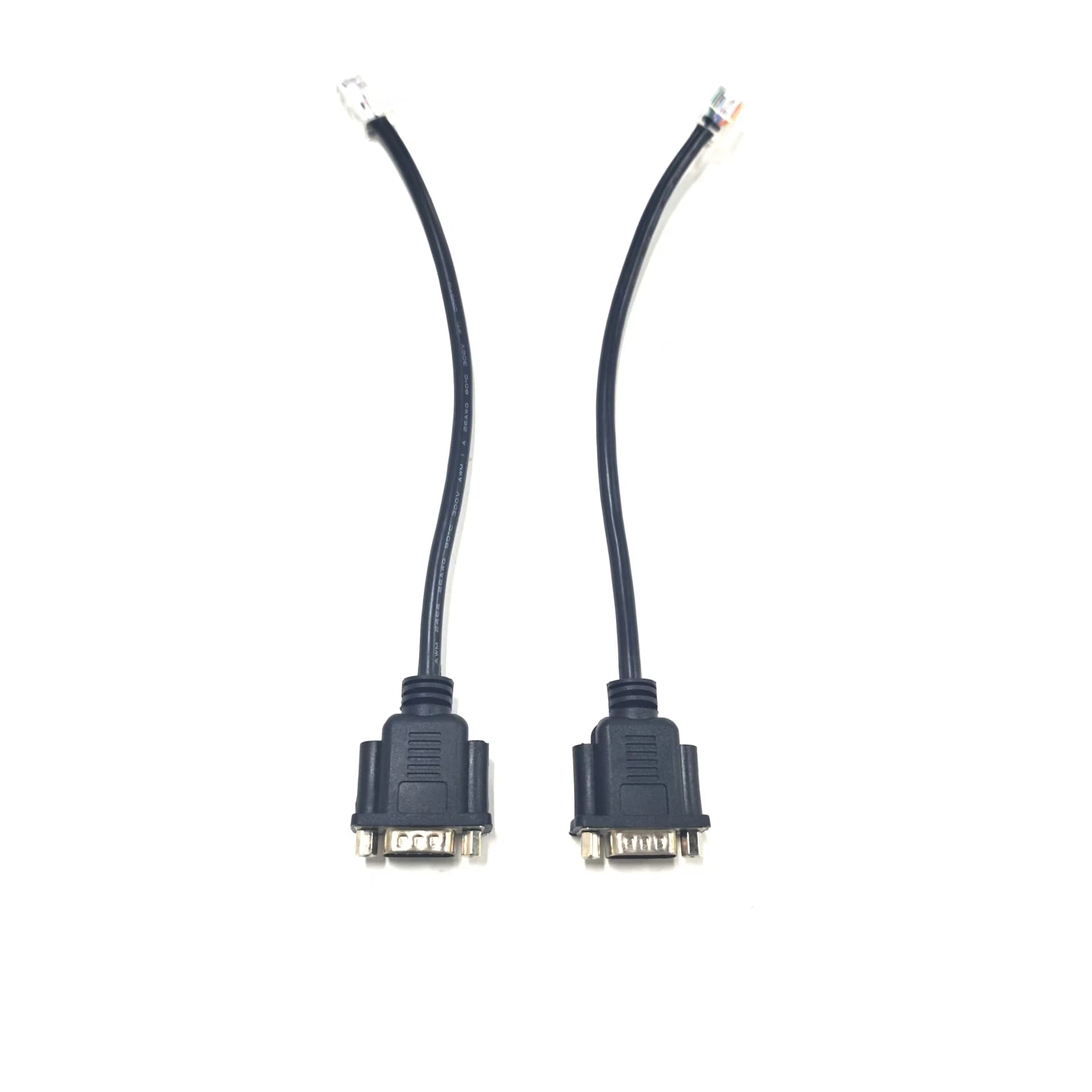 dB9 9-Pin Serial Port Male to RJ45 Female Cat5 Ethernet LAN Cable
