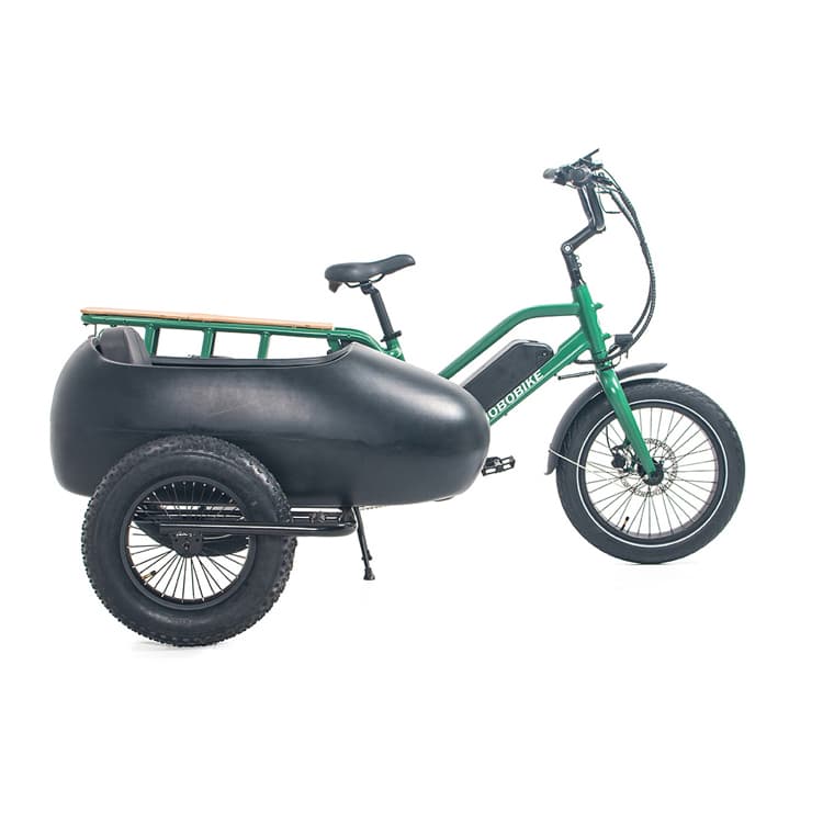 Factory Supply Trike 3 Wheel Family Delivery E Cargo Bike Part Accessories Sidecar for Adults