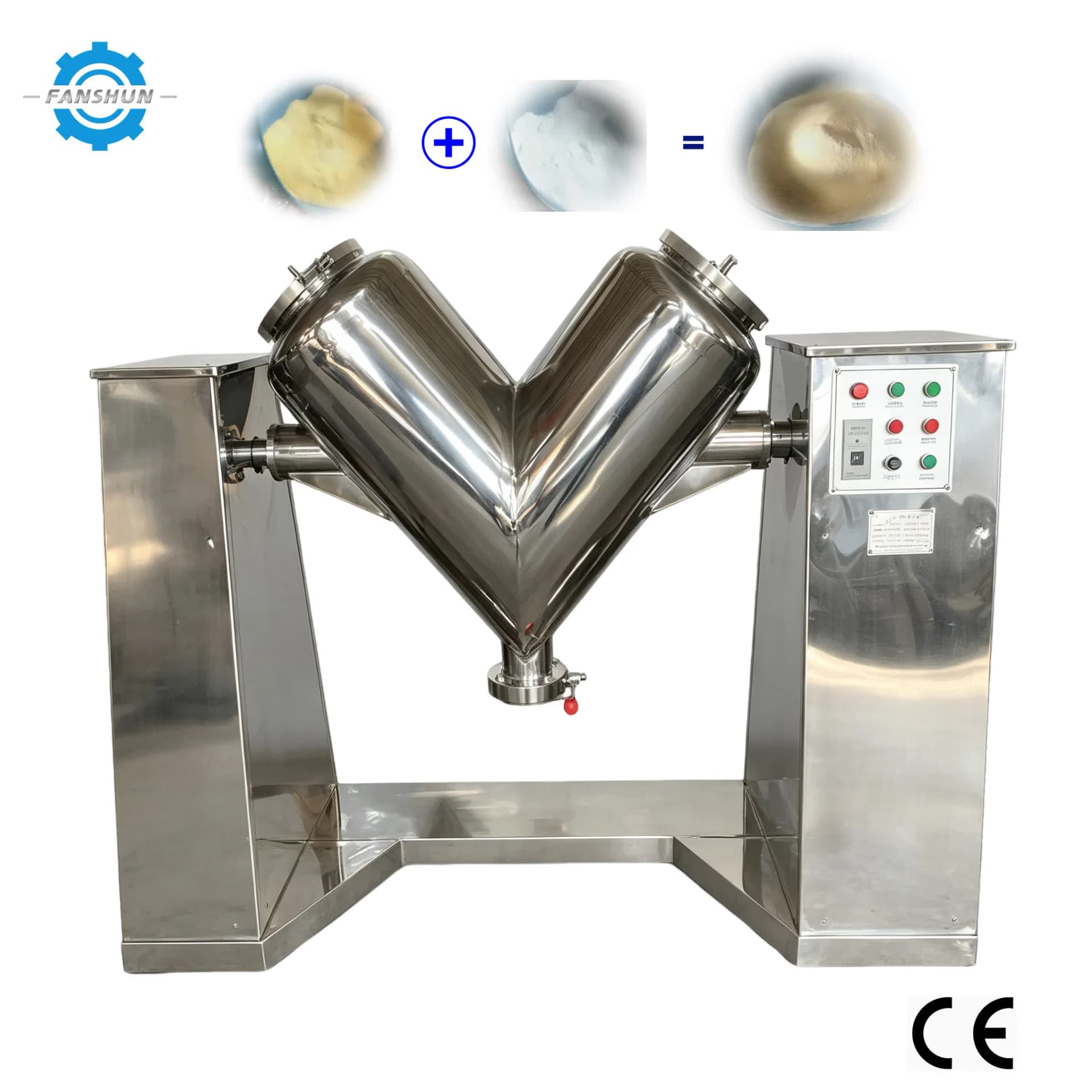 CE Big V Mixer High Speed Mixing Machine Dry Powder 500L Mixing Machine