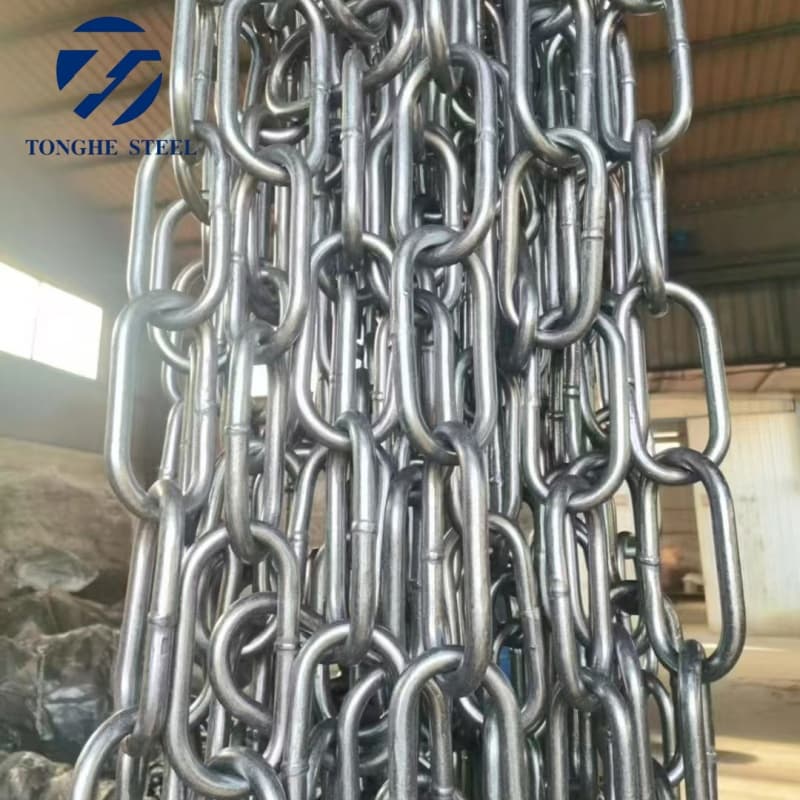 Custom Carbon Steel 10mm HDG Heavy Metal Marine Dock Fender Chain