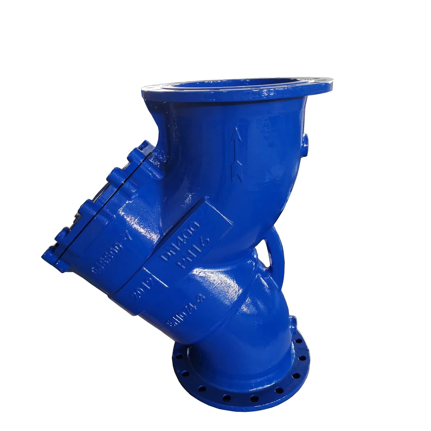 Cast Iron Ci Di Ggg50 Y Type Strainer DIN JIS BS ANSI