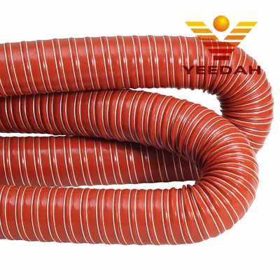 High Quality Textile Braided Lightweight Flexible Silicone Impregnated Nomex Fabric Hoses 38mm