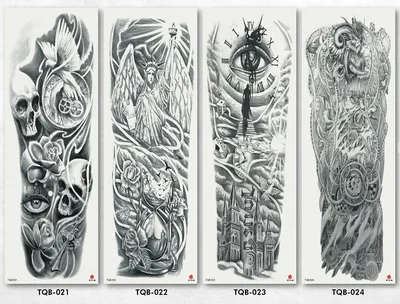 Wholesale Temporary Full Arm Tattoo Temp Tattoos Tat