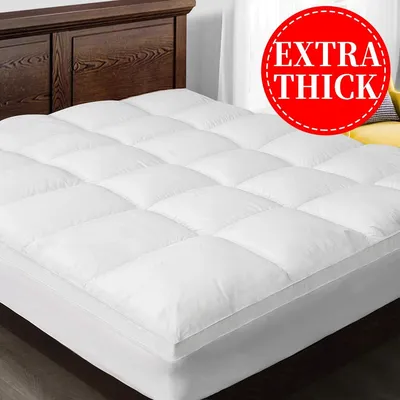 Eco Friendly Maintenance Friendly Quilted Full Size Down Mattress Topper