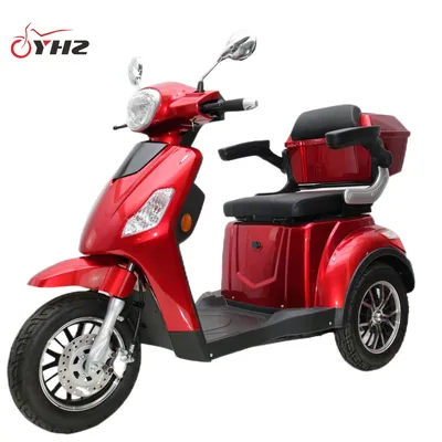 Hot Selling CE Elderly Electric Mobility Scooter 800W 1000W Disabled Tricycle with Rear Box