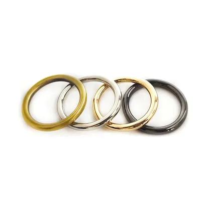 For GD015 19/25/32/38/50mm Strong Metal DIY Handbag Hardware Accessories Bag Strap Belt Connecting Buckles Chain ORing