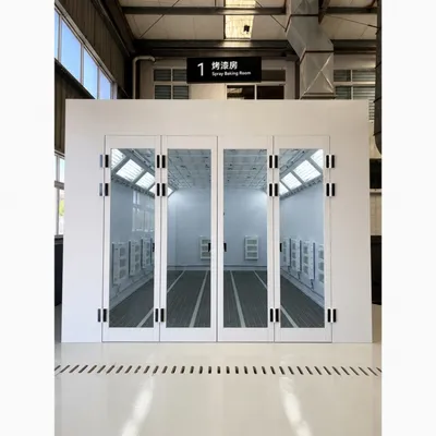 Zonben PLC-Controlled Touchscreen Spray Paint Booth for Metal Fabrication Finishing