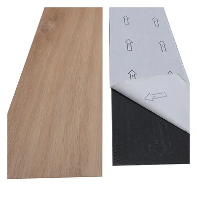 Wholesale PVC Self-Adhesive Floor Stickers Waterproof Fireproof Plastic Lvt Vinyl Flooring