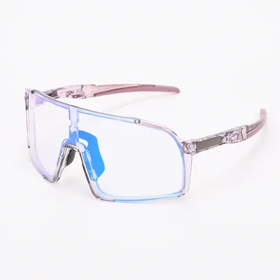 New UV400 Protection PC Frame Photochromic Cycling Sport Sunglasses for Women Men