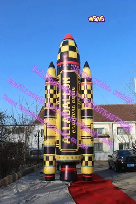 2016 New Giant Inflatable Rocket for Sale, Inflatable Replica