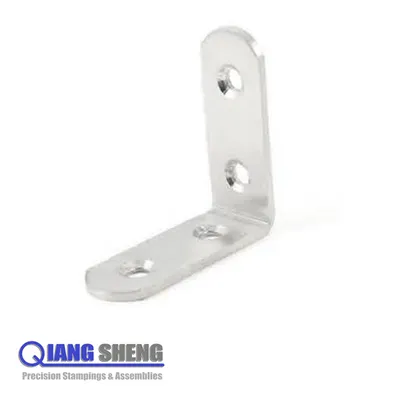 Stamping Aluminum Right Angle Bracket for Door Components