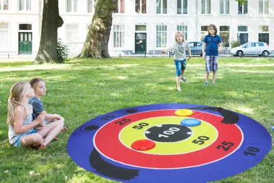 2m Flying Disc Target Practise Game for Kids Outdoor Toy