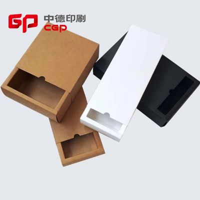 Artistic Sliding Drawer Cosmetic Packaging Box with Custom Printing Pull-out Box