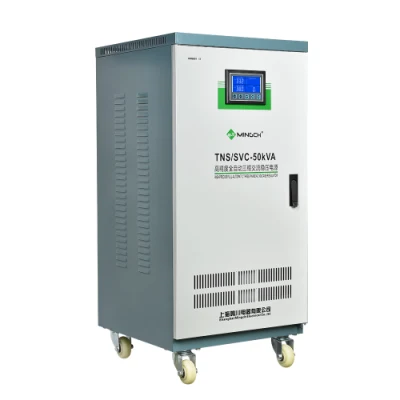Mingch Three Phase 380V Tns Series Automatic 50kVA Electronic Voltage Regulator