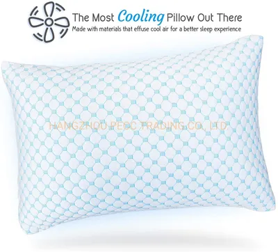Bamboo Fabric Adjustable Shredded Memory Foam Pillow