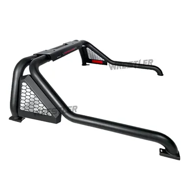 Light Texture Black Roll Bar with Brake Light for 4X4 Pickup Accessories Ranger Raptor Hilux Revo Np300 Triton Dmax