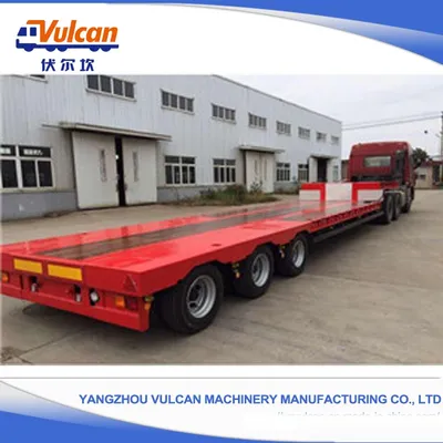 2 Or3 Axle Flatbed Trailer for 60 -100 Tons (customized)