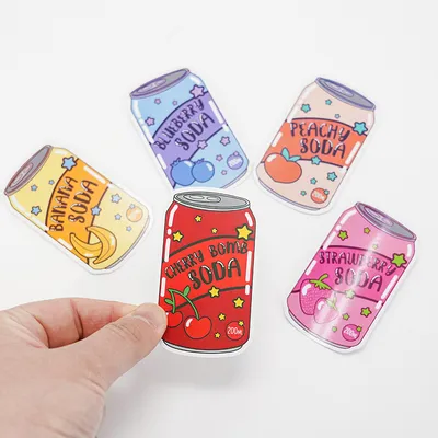 Custom Waterproof Die Cut Label Logo Stickers Adhesive PVC Label Sticker