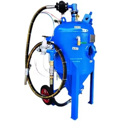 CE Certified Quality High Pressure Water Sand Blasting Machine Wet Dustless Mobile Graffiti Cleaning Sandblaster From Factory