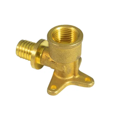 Bornic International Standard Pex 90 Elbow 1/2" Brass Sliding Pex Fitting for Pex Pipe
