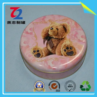 Custom Round Tin Can, Tin Box, Food Tin, Metal Tin for Candy