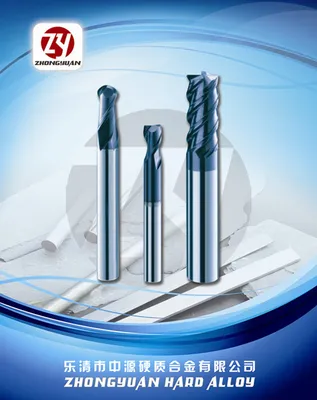 HRC45 CNC Machine Cutting Tools 4flutes Solid Carbide Endmills