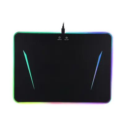 Christmas Promotion Custom Design Printed Hard Surface Non Slip RGB Gaming Mouse Mats Home Office Accessories Computer Mouse Pad for Gamer