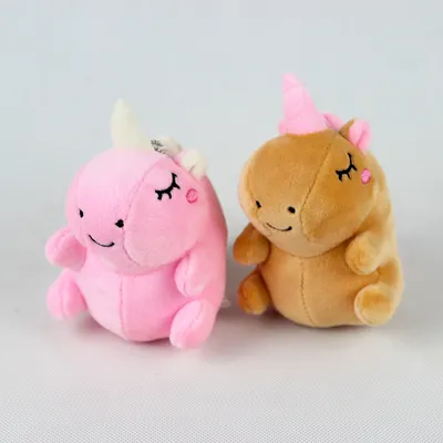 Plush Toys Decoration Doll Unicorn Key Chain Plush Pendant 4 Colors
