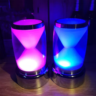 Bar Table Lamp LED Charging Table Lamp Hourglass Night Light