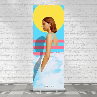 Wholesale Eco Advertising Indoor Display Portable Retractable Display Roll up Banner