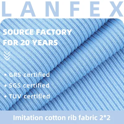 T-Shirt Fabric Types Imitation Cotton Fabric for Polo Shirts