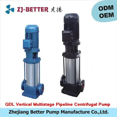 Gdl Vertical Multistage Pipeline Centrifugal Pump