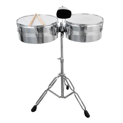 Timbal Drum with Drum Stands
