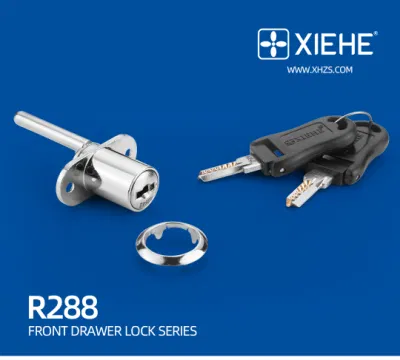 R288 Zinc Alloy Central Drawer Lock for Office Cabinet Drawer with Computer Key Managing Function