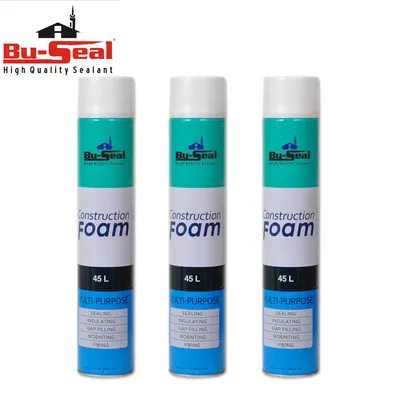Building Material Fire Retardent PU Foam 750ml for Heat Preservation and Sound Insulation