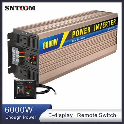 off Grid System UPS Pure Sine Wave Power Inverter Home Car Solar DC to AC Inverter