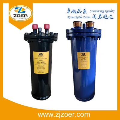 HVAC Part Refrigeration Flange 3/8 Oil Separator for Condensing Unit