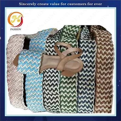 Nylon Material Weaving Tape Female Sandal Accessories for Decoration