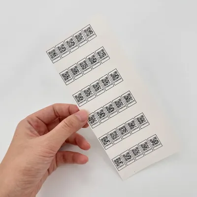 High Temperature Ceramic Label Sanitary Product Ceramic Barcode Label