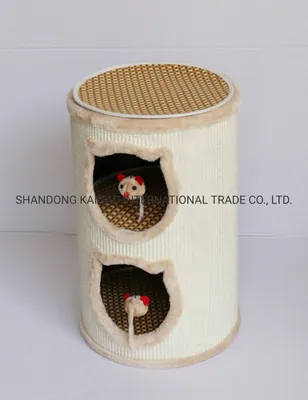 Hot Selling Cat Tunnel with Toys and Removable Cushion for Summer Use