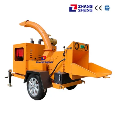 6 Inch Diesel Engine Tree Branch Log Branch Shredder