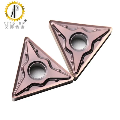 Turning Carbide Inserts TNMG220412 Inserts For Stainless Steel Machining