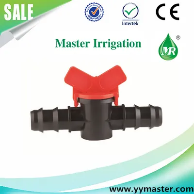 Plastic Mini Drip Valve for Irrigation Drip Tape (MS-20A)