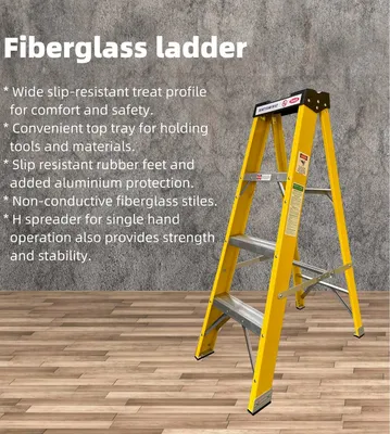 Suitable for Europe Market En131 Certificate Safety Step Ladders/Fibreglass Ladder