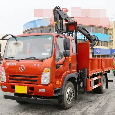 Dayun/Yuntu-4X2 Truck-Crane with 5-8 Tons-Capacity for Mobile-Lifting/Shifting-Objects on-Sale