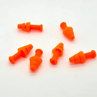 Premium Noise-Canceling Orange Earplugs for Sleep and Travel