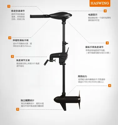 Haswing Electric Trolling Motor Osapian 40lbs