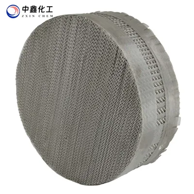 Corrosion Resistance Metal Orifice Structured Corrugated Plate Tower Packing