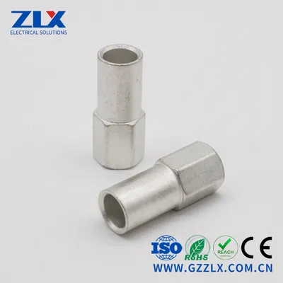 Automotive Connector Terminal Customized Crimp Cable Lug Hexagonal Bar Copper Tube Terminal Connector