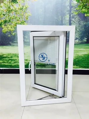 PVC Casement Window with Shutter Inside (Veka AD70)